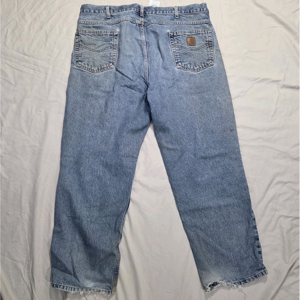 Carhartt B160DST Relaxed Fit Straight Leg Jeans Mens 42x30 Workwear Construction